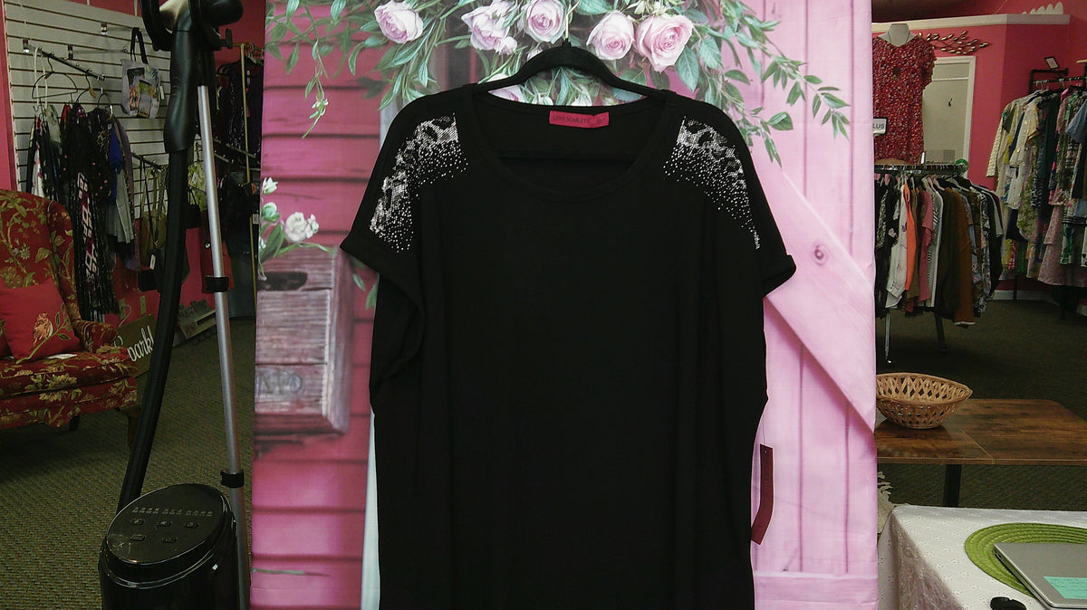 (P) Love Scarlett Black Shirt 2X 10/24/26