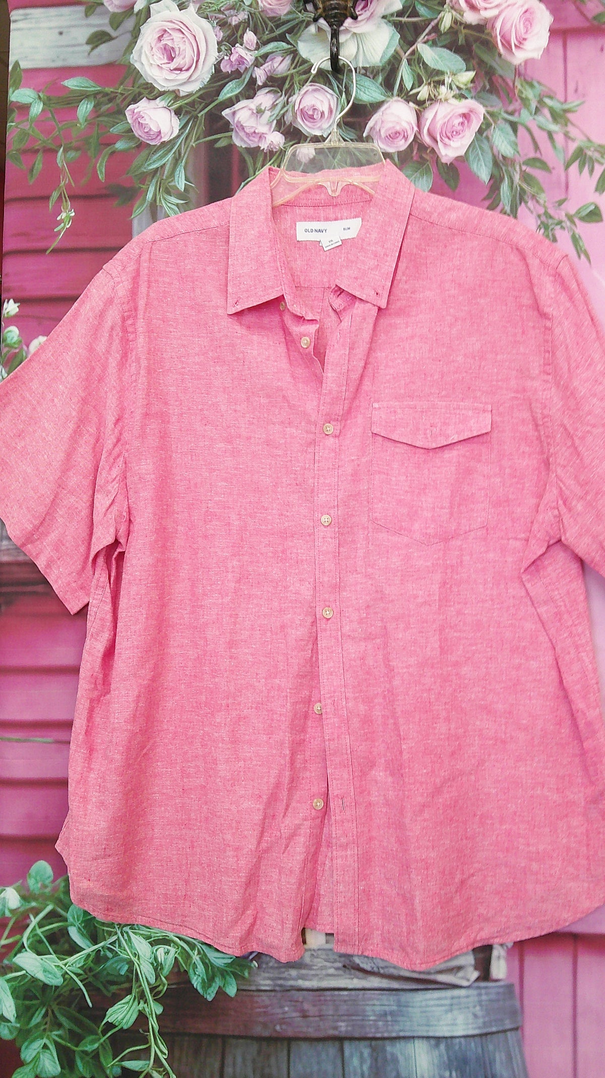 (D) Old Navy 2XL polo shirt 10/22/26