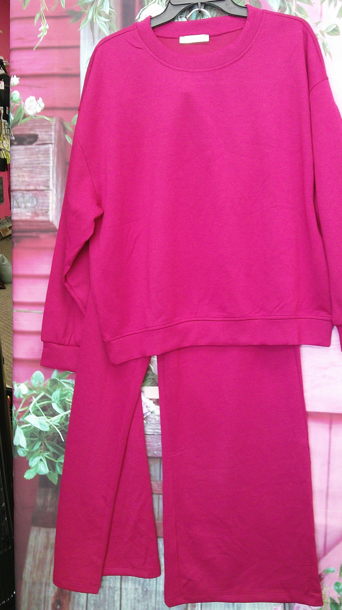 (D) Zenana L maroon set 10/22/26
