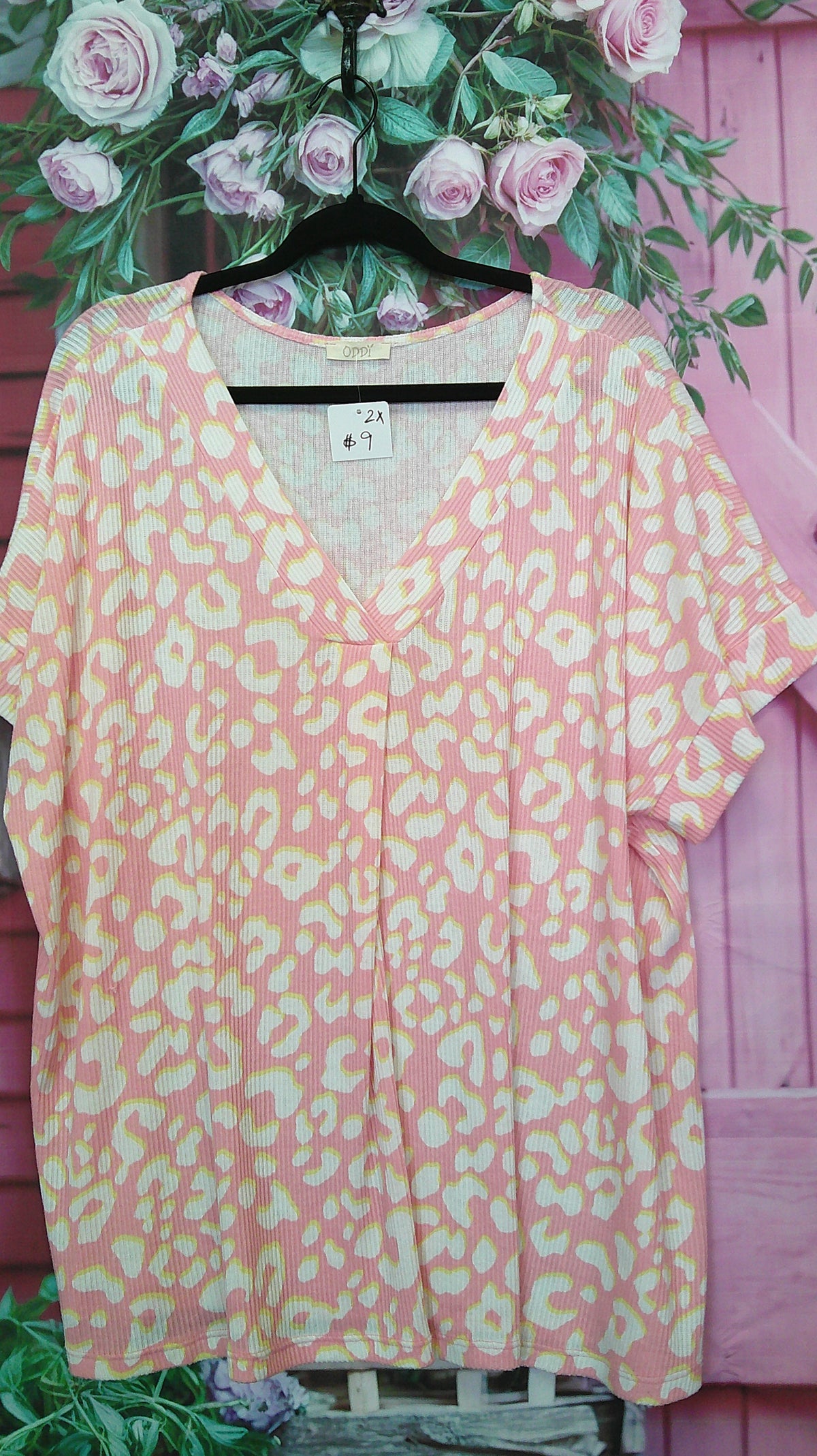 (D) Oddy Pink Leopard 2XL 9/18/26