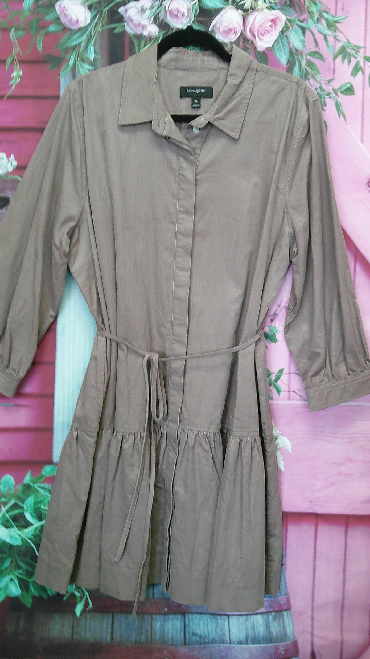 (P) Banana Republic XL belt dress 10/8/26
