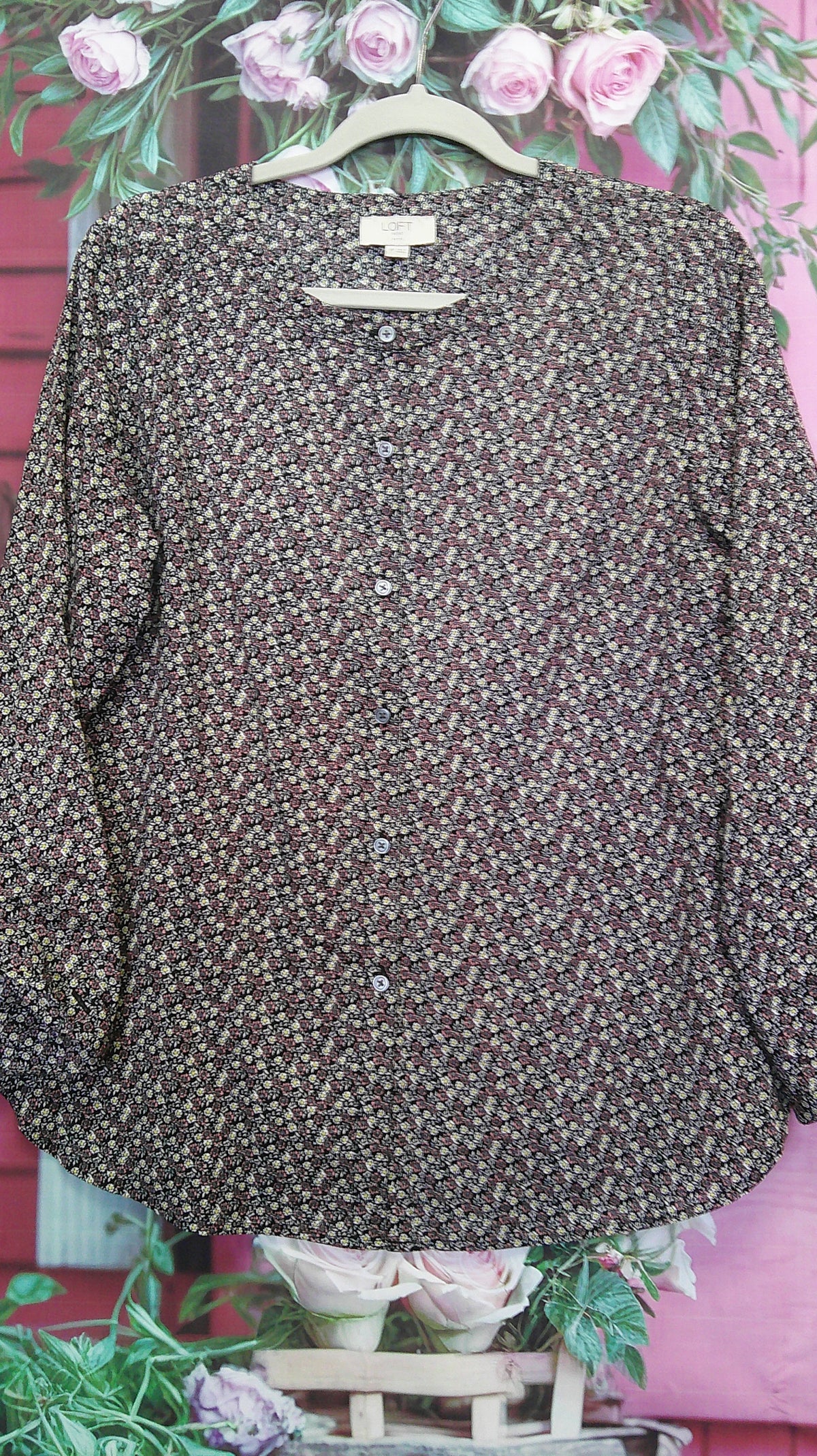 (D) Loft MP floral top 10/15/26