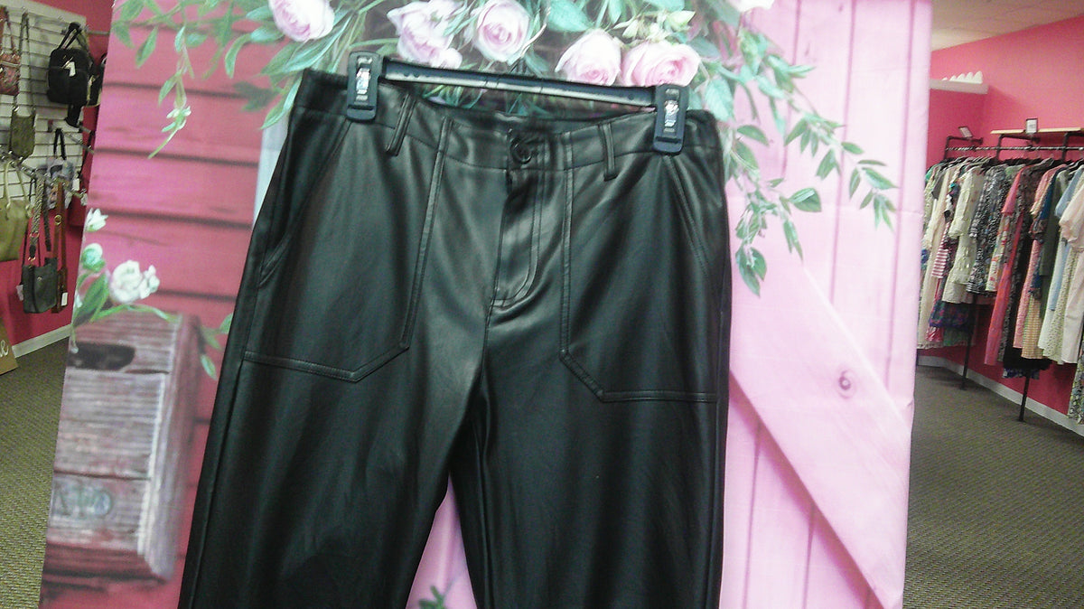 (D) dylan Black Leather Pants 6 10/2/26