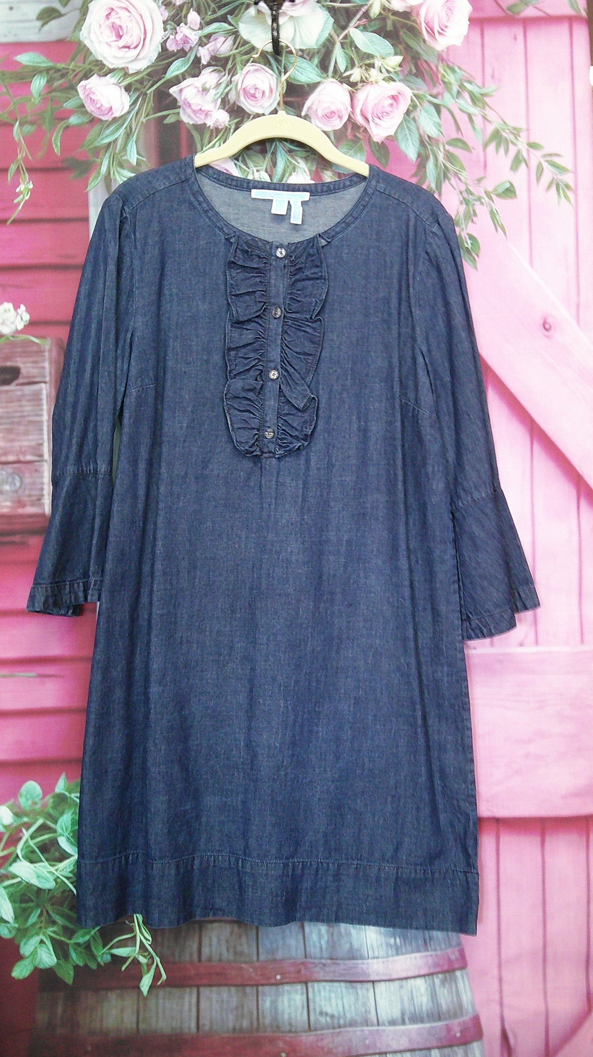 (P) Draper James Denim 12 Dress 10/8/26