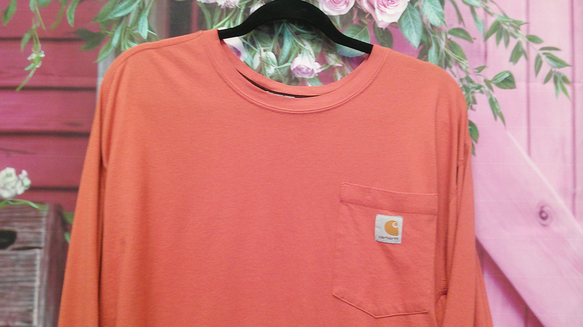 (P) Carhartt Orange Mens Shirt XL 10/2/26
