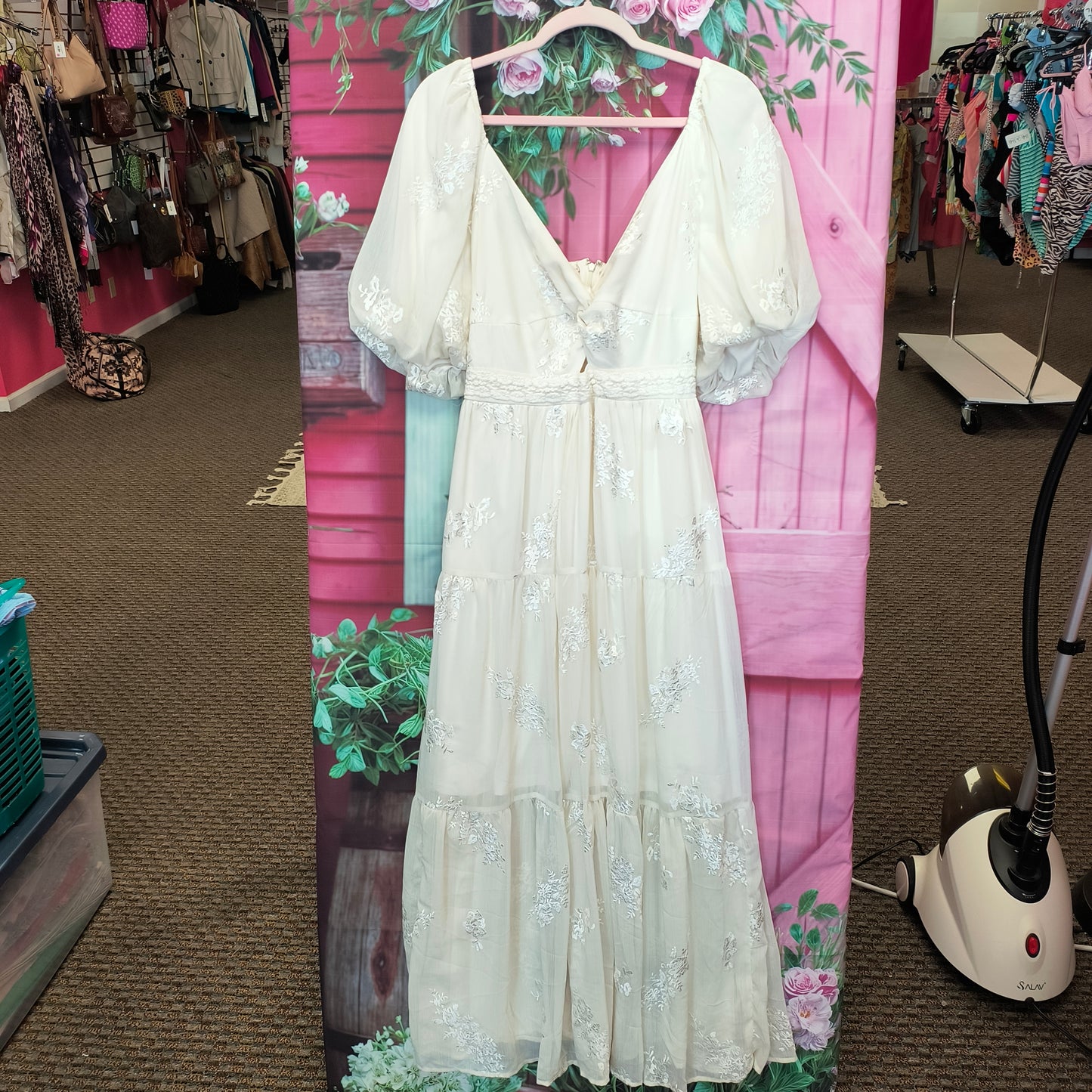 Arula Puff Sleeve Dress 1X 7/29/26