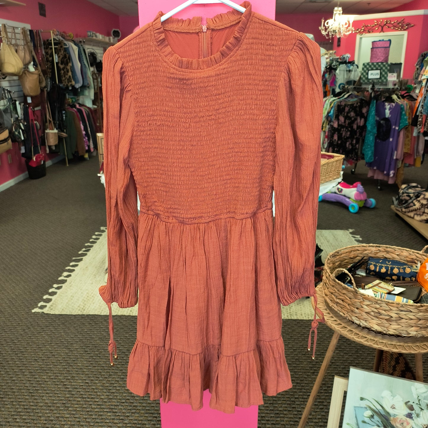 Orange dress S 5/22/26