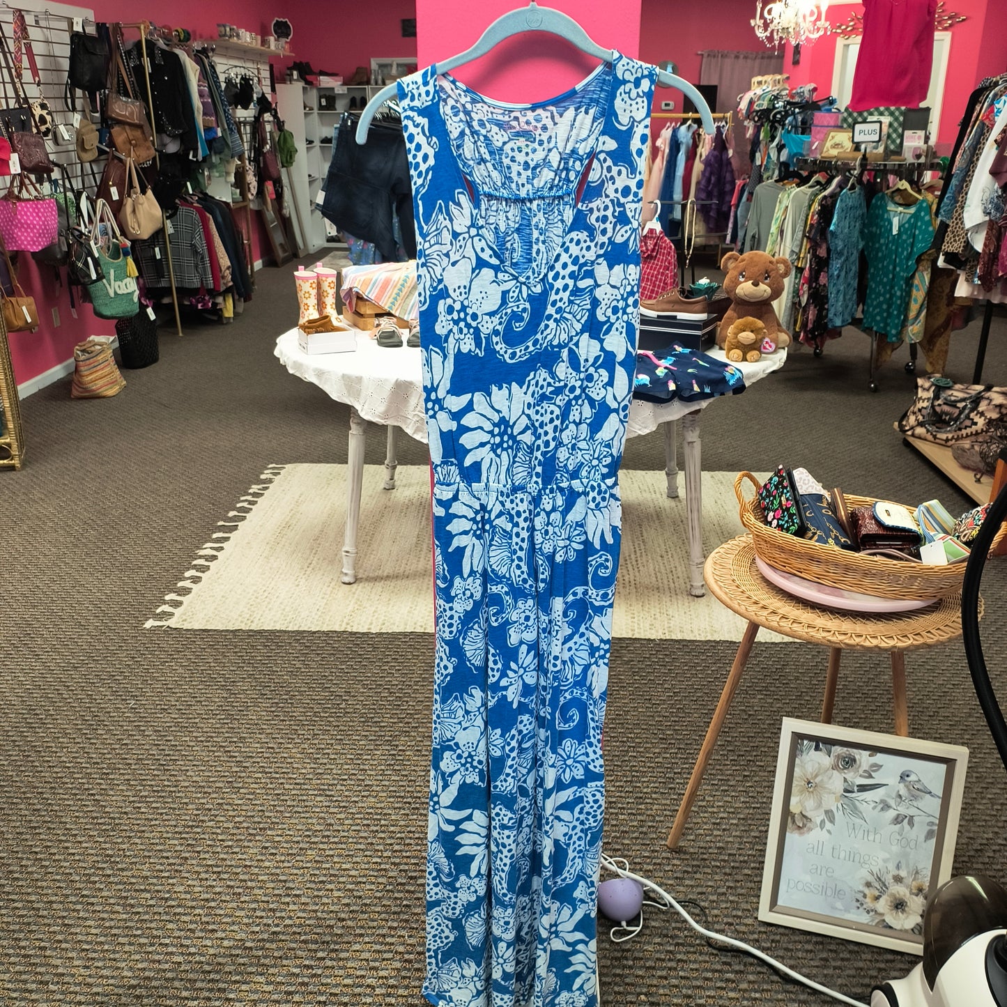 Lilly Pulitzer blue dress M 6/19/26