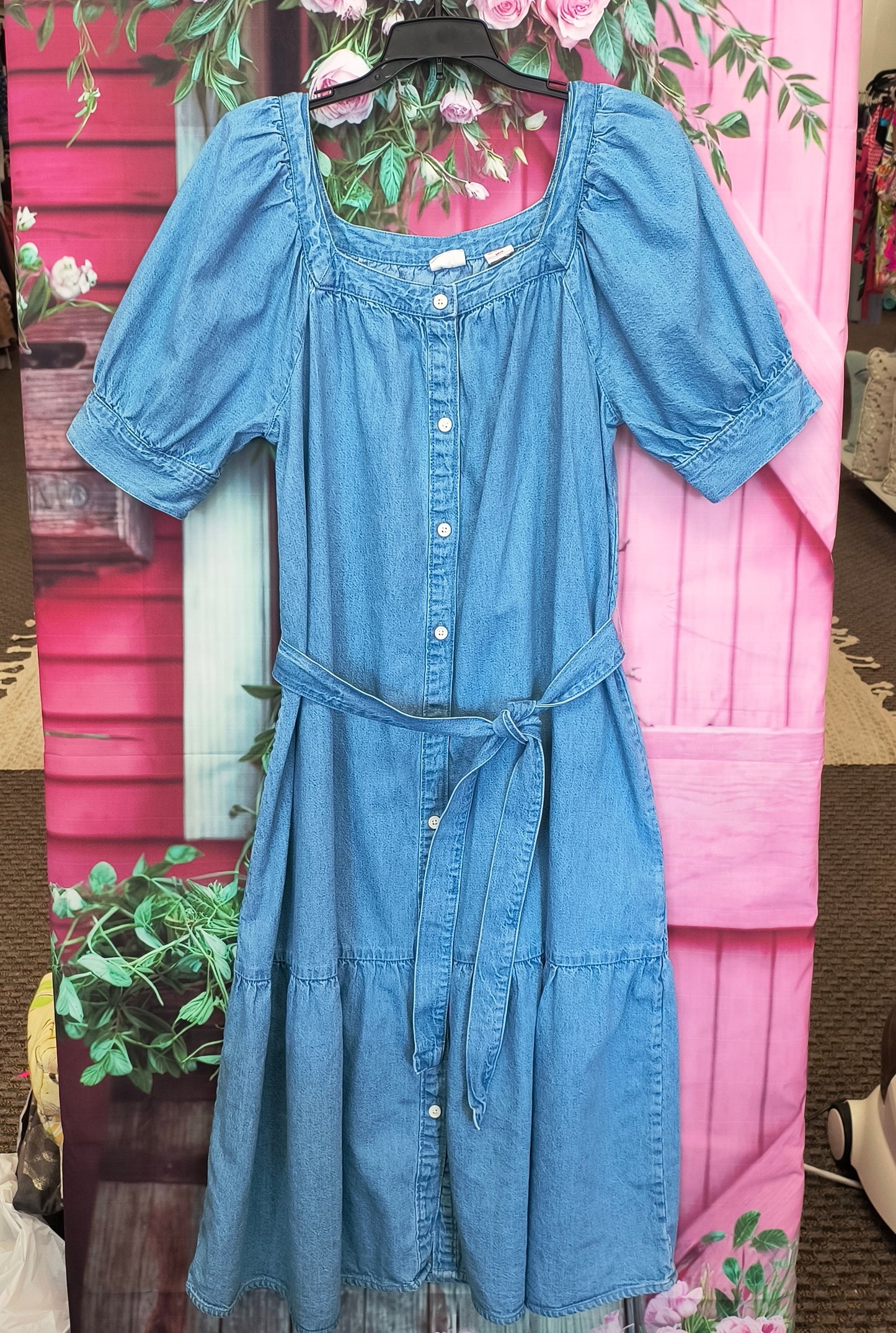 Levi's Denim Mika Balloon dress S 7/23/26