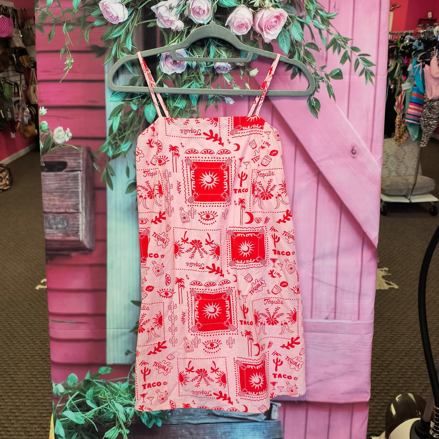 By Frankie Mini Dress Tequila Taco XS 7/23/26