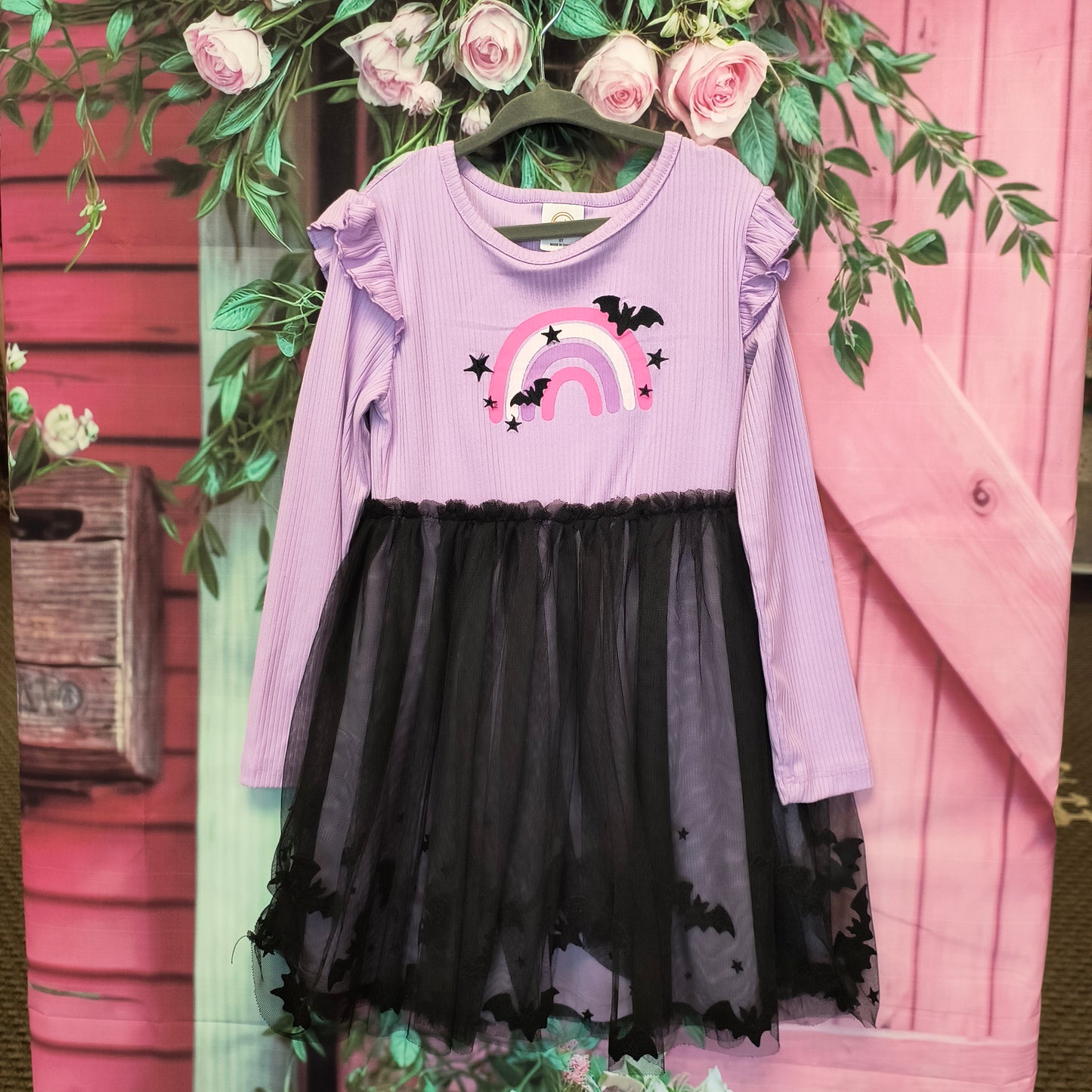 Wonder nation purple Halloween dress 5 7/18/26