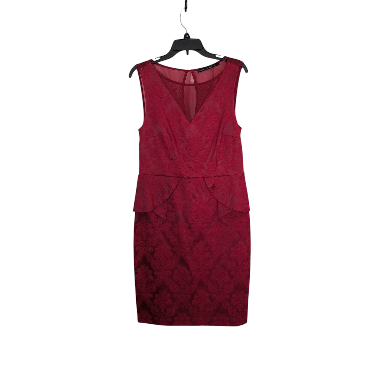 Next burgundy Bodycon Shift Party Dress Size 14