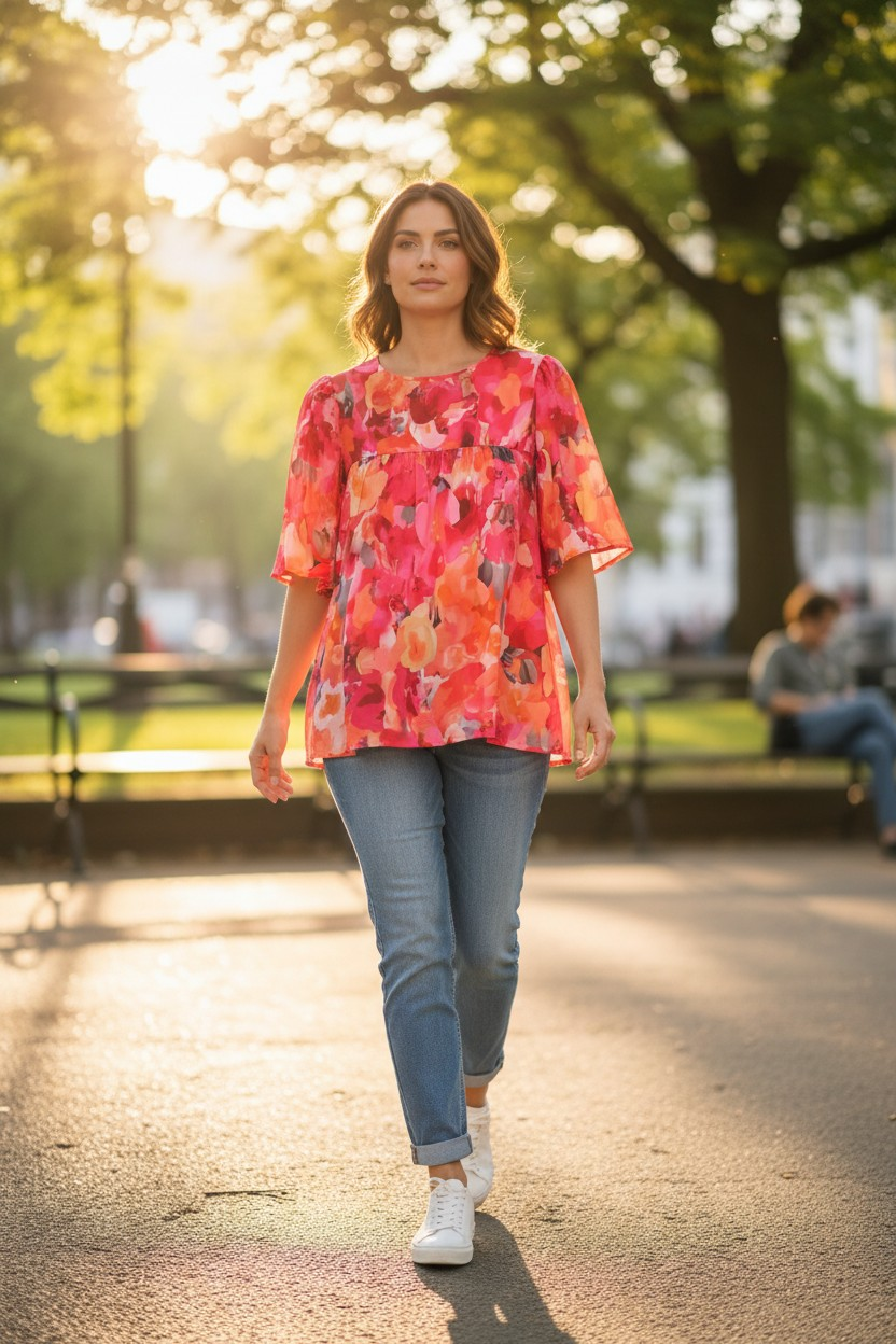 Floral top M 6/26/26