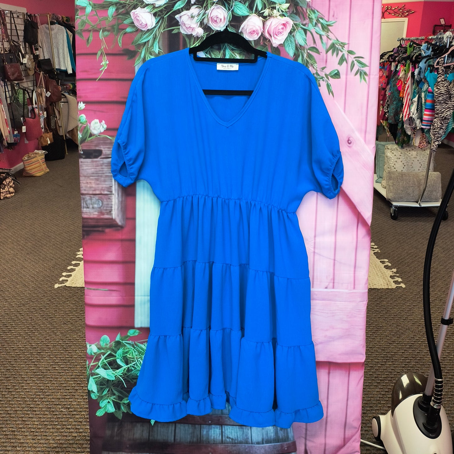 Royal Blue Tiered Dress S 7/15/26
