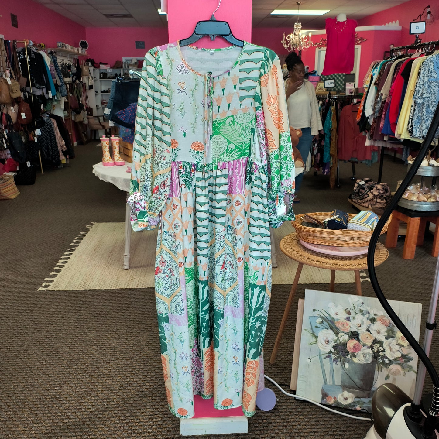 Patchwork dress XL 6/5/26