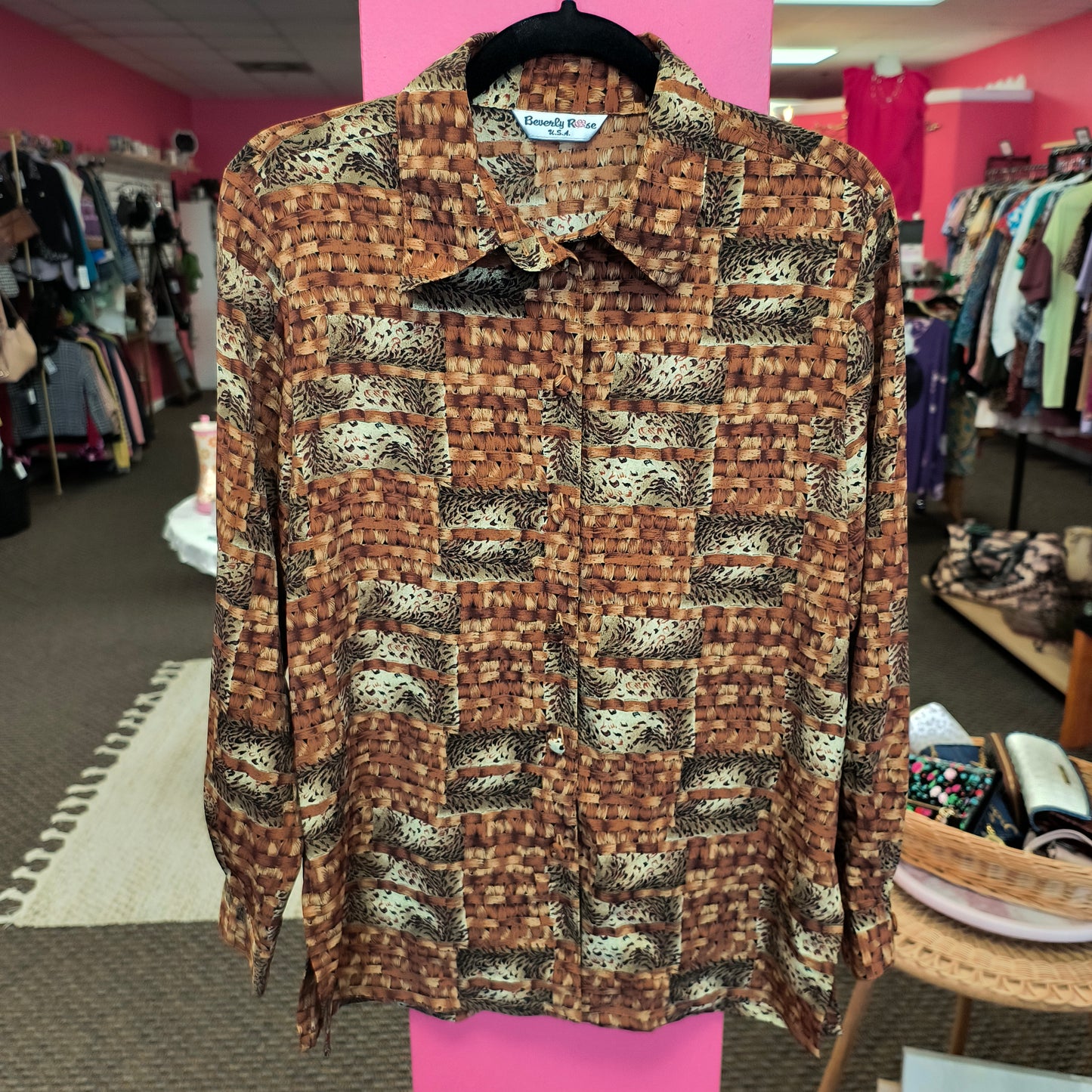 Animal print top S 6/17/26
