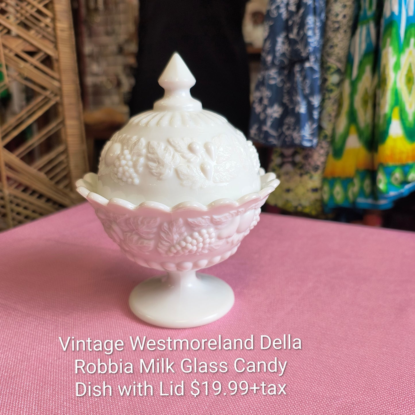 Vth Milk Glass Candy Dish 2/12/26