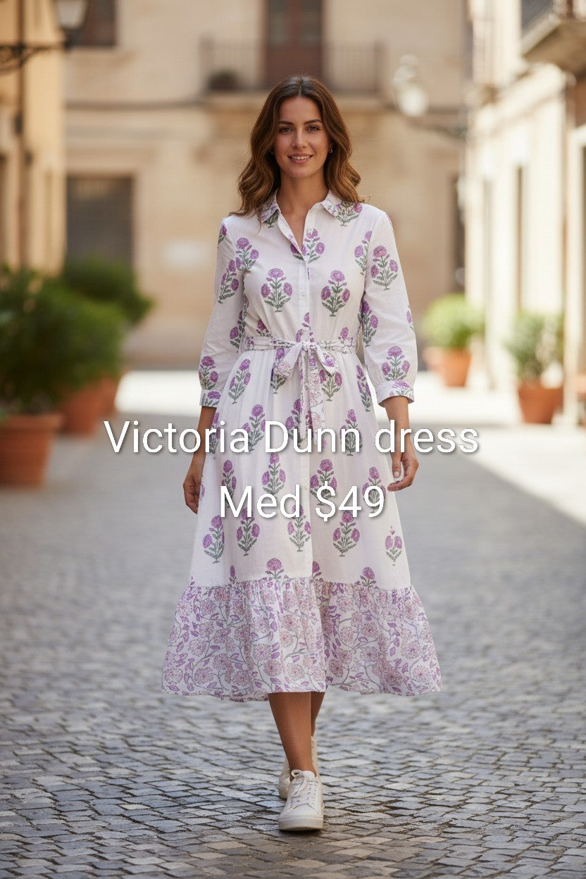 Victoria Dunn dress M 6/10/26