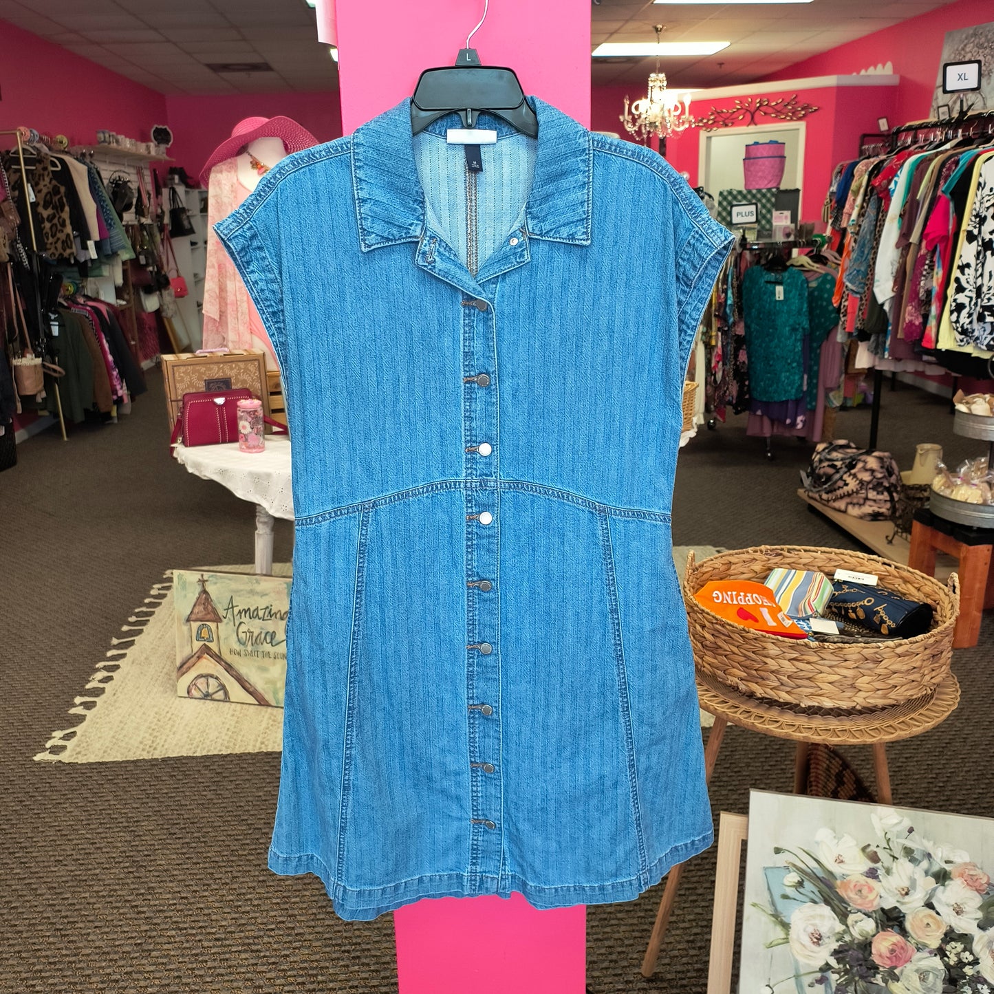 Denim dress M 5/27/26