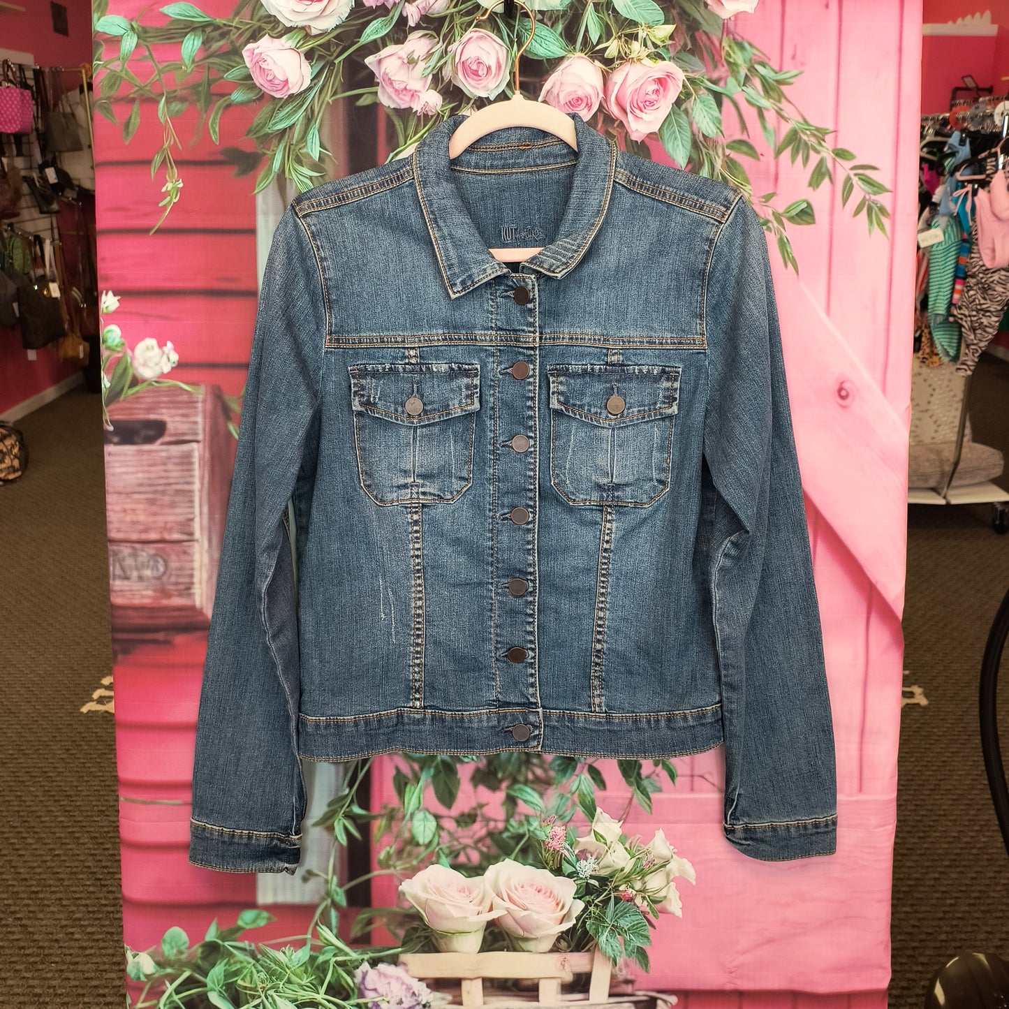 Kut from The Kloth Denim Jacket L 7/29/26