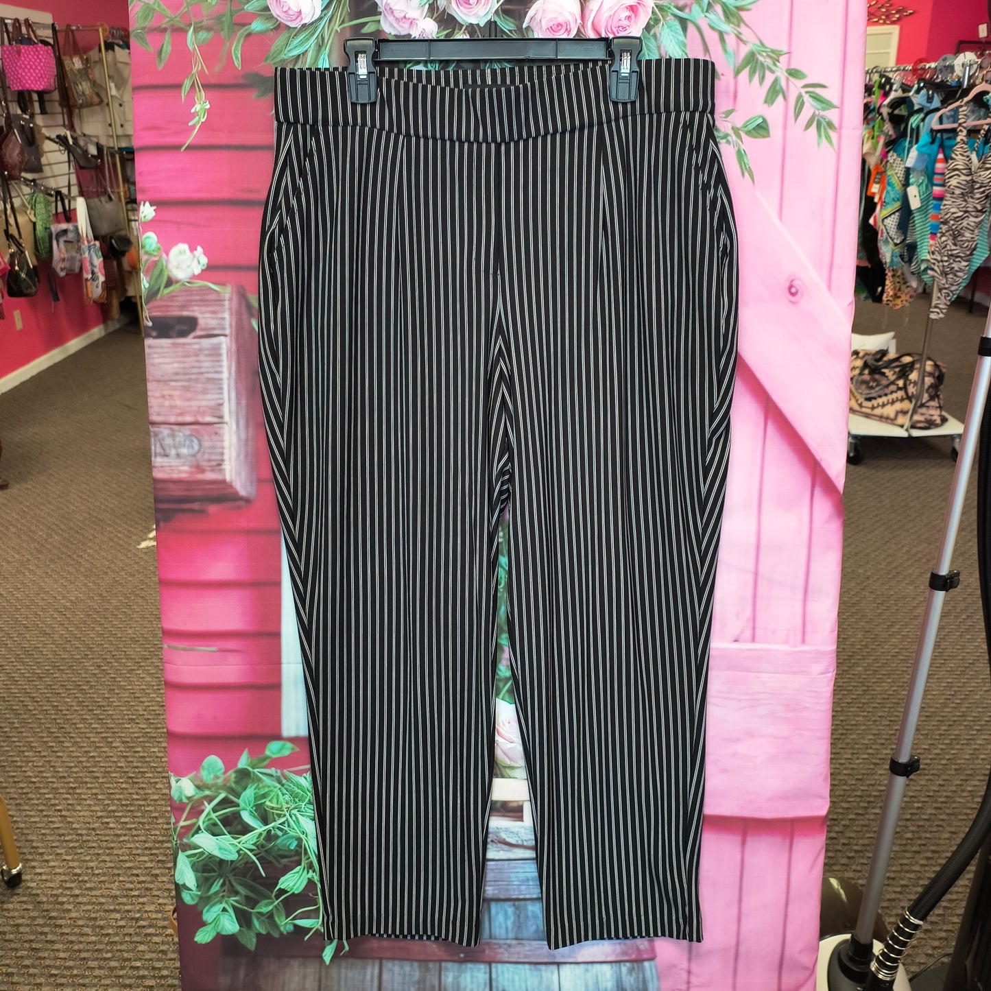 Hilary Radley Stripe Pleated pants XL 8/7/26