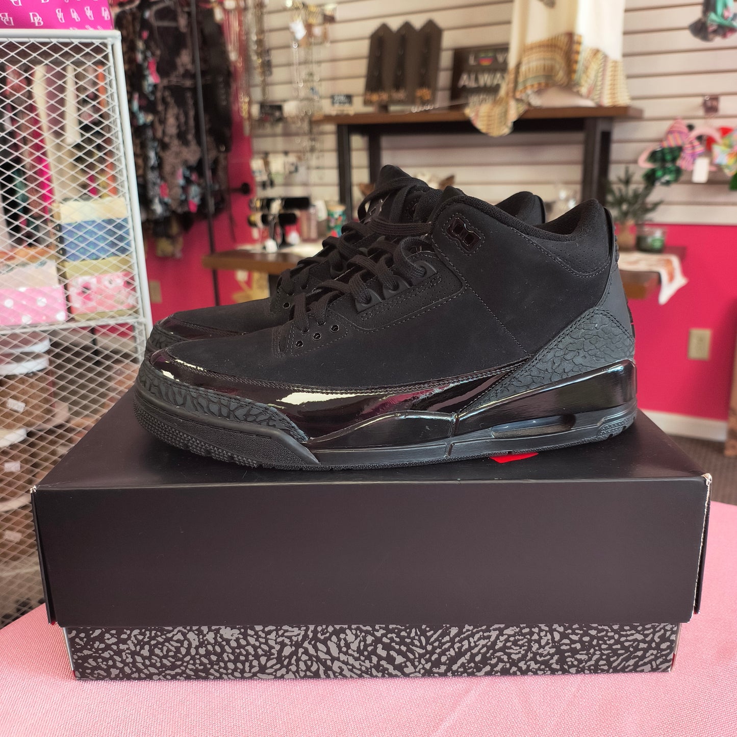 Nike Air Jordan 3 Retro Black Cat 12 7/16/26