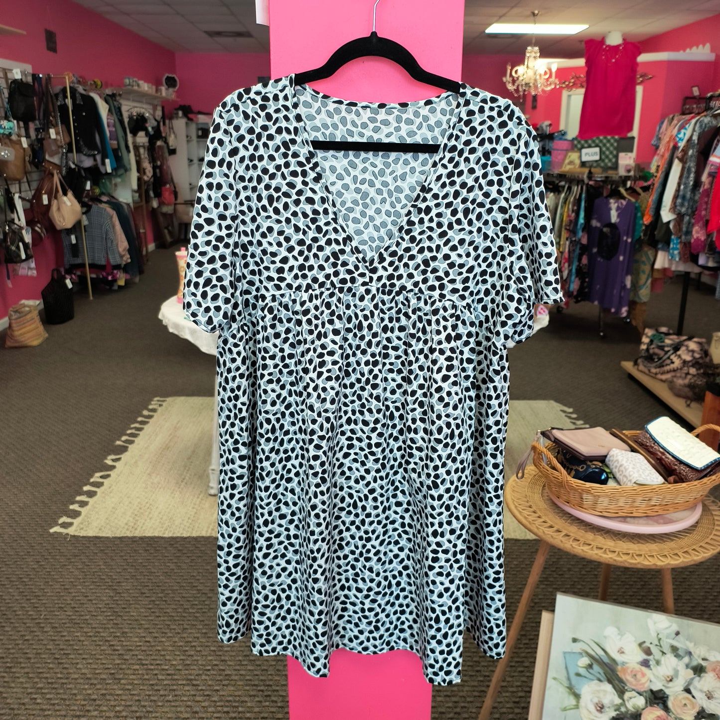 Leopard print dress XL 6/12/26