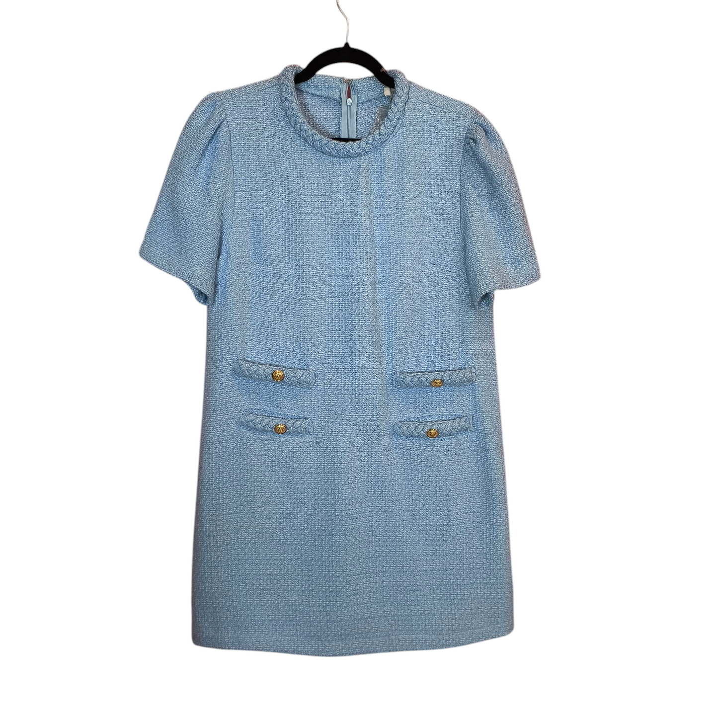 Voy blue tweed dress medium