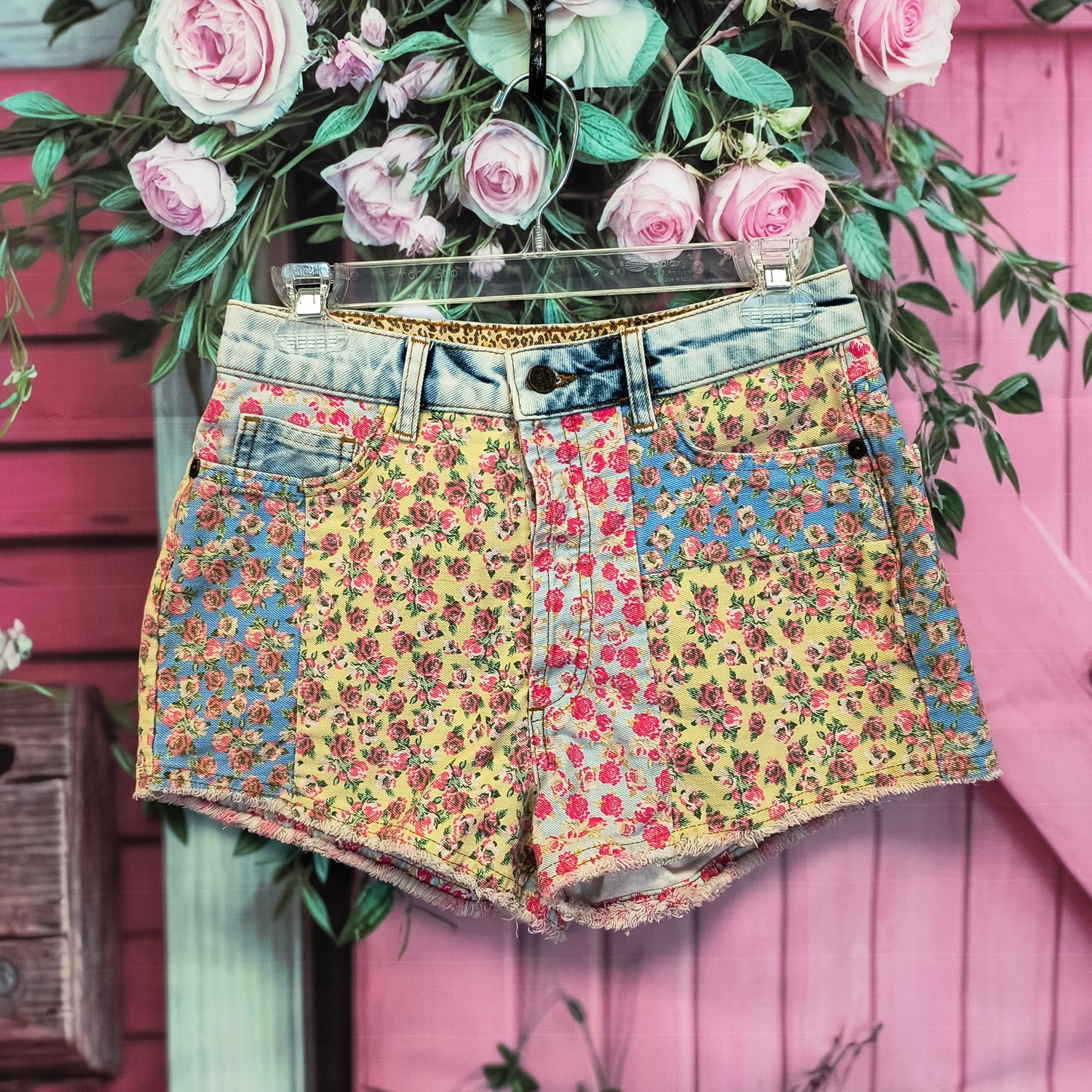 Farm Rio Patchwork Shorts 27 7/10/26