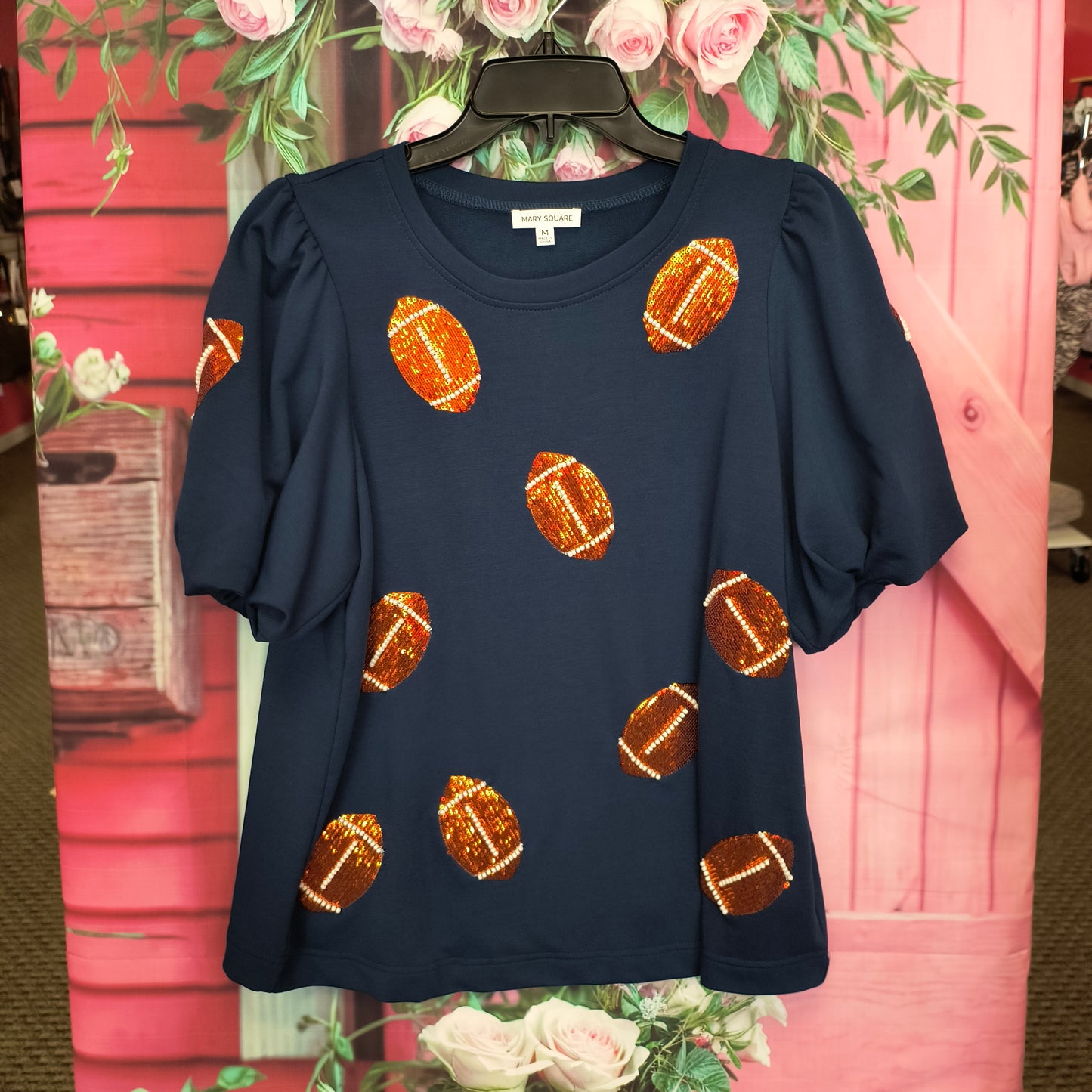 Mary square football shirt M 7/29/26