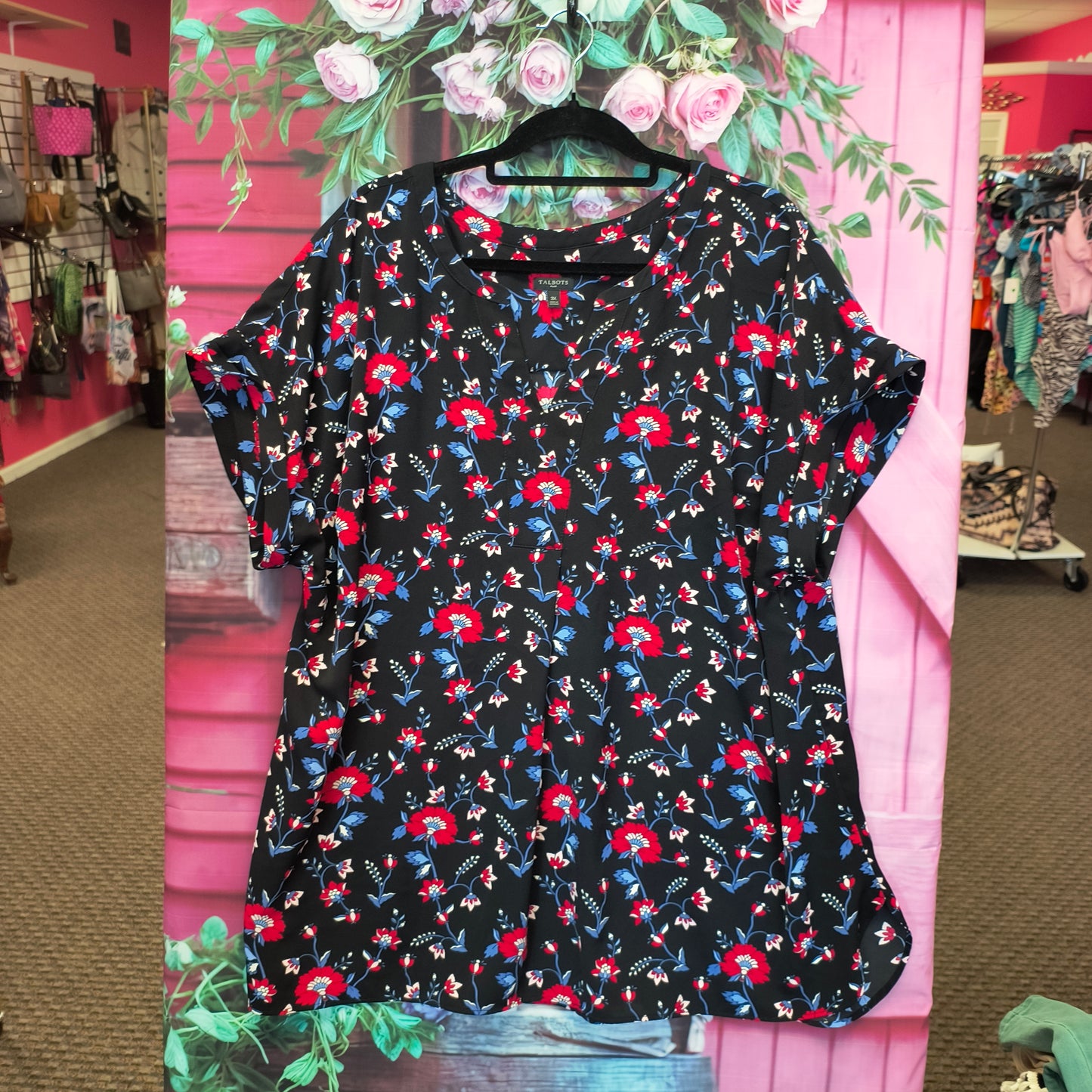 Talbots floral top 3X 8/6/26