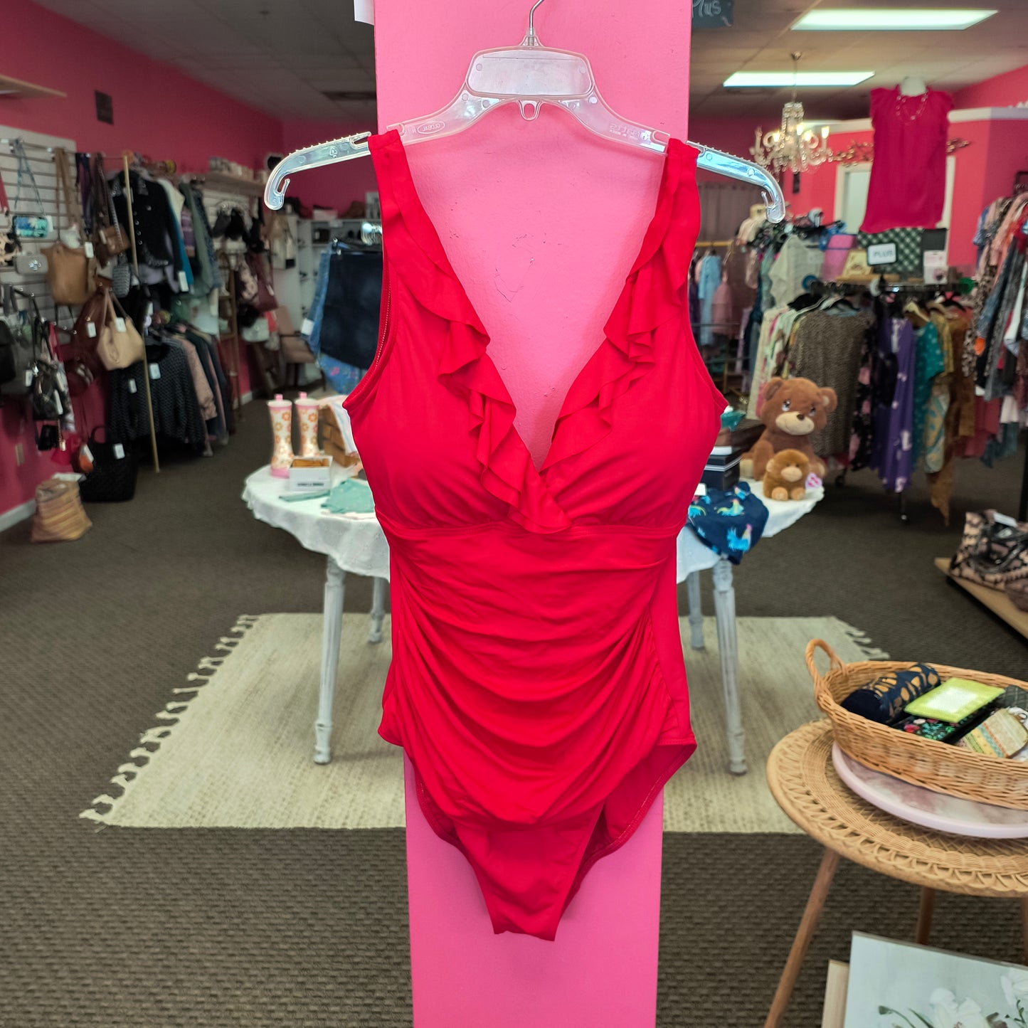 LRL red swimsuit 14 6/11/26