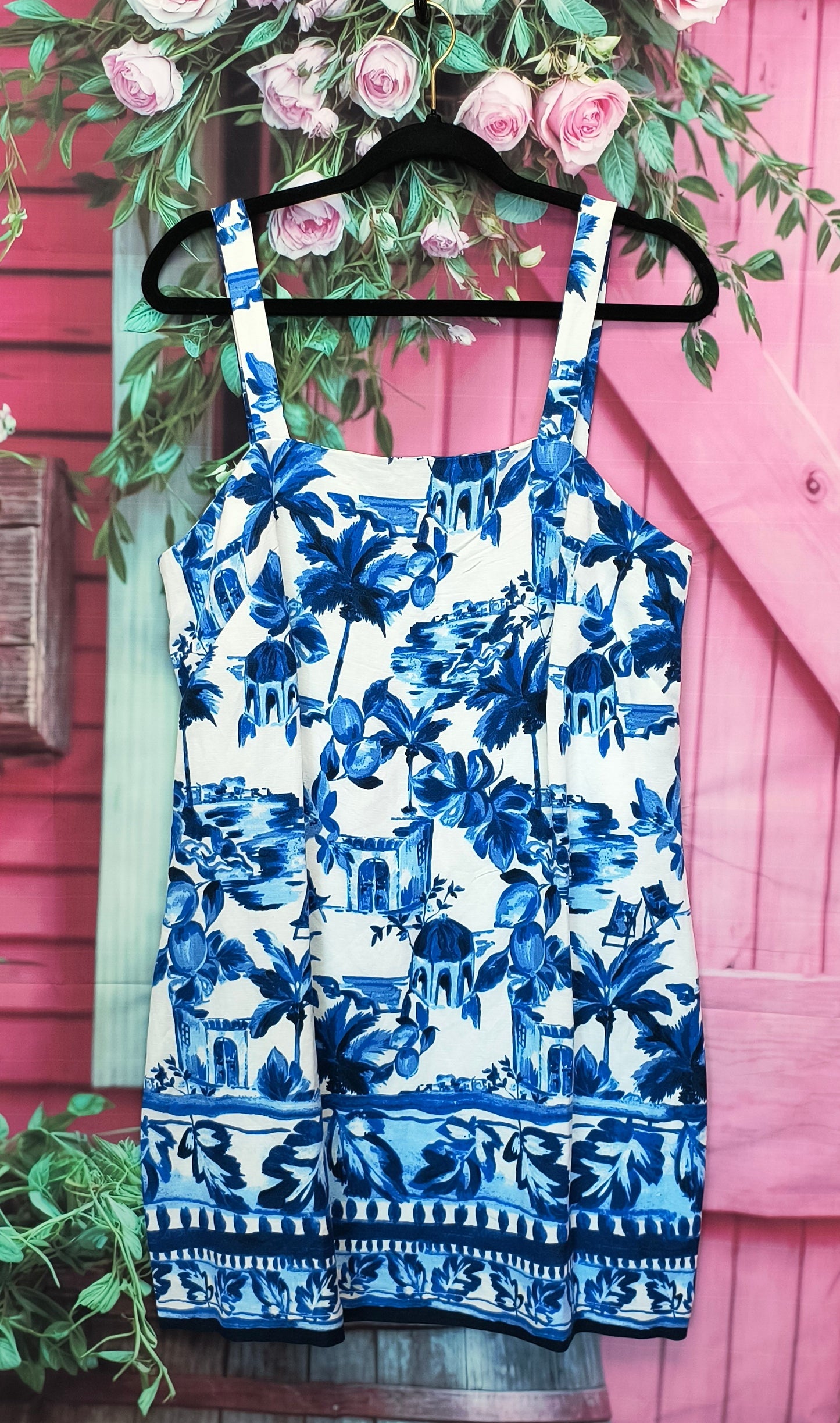 Loft blue dress S 7/8/26