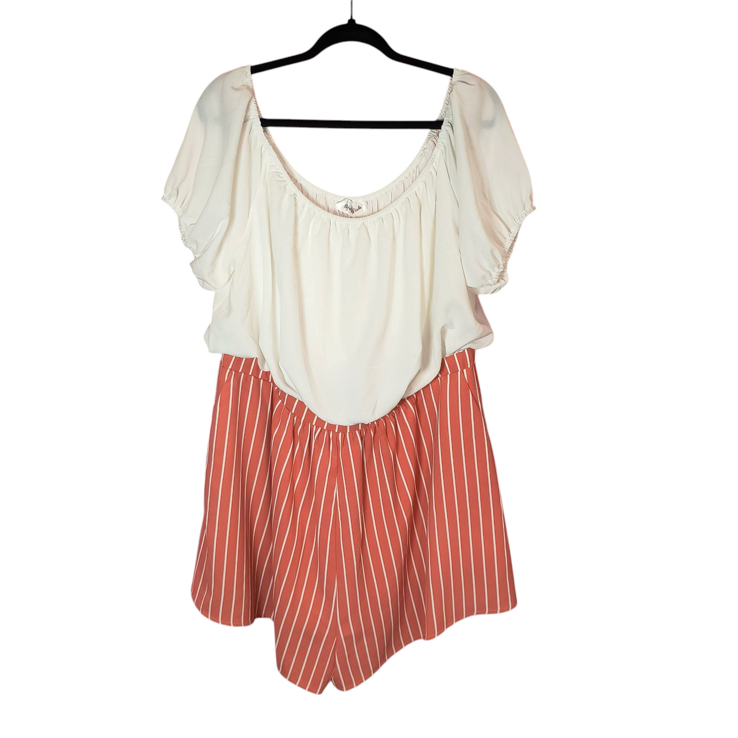 Perfectly Priscilla Romper Shorts Sz 3X