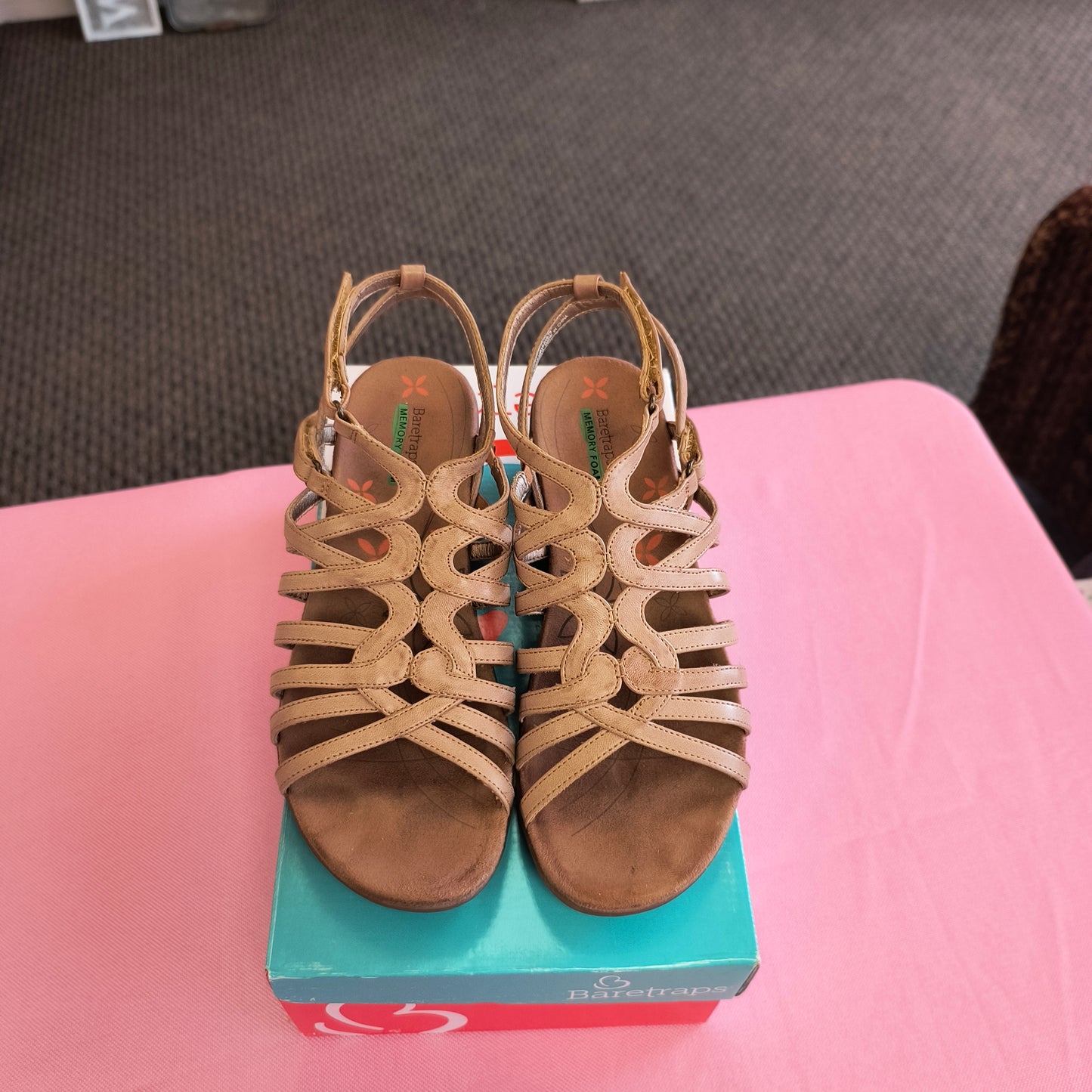 Baretrap Tan sandals 10 6/4/26