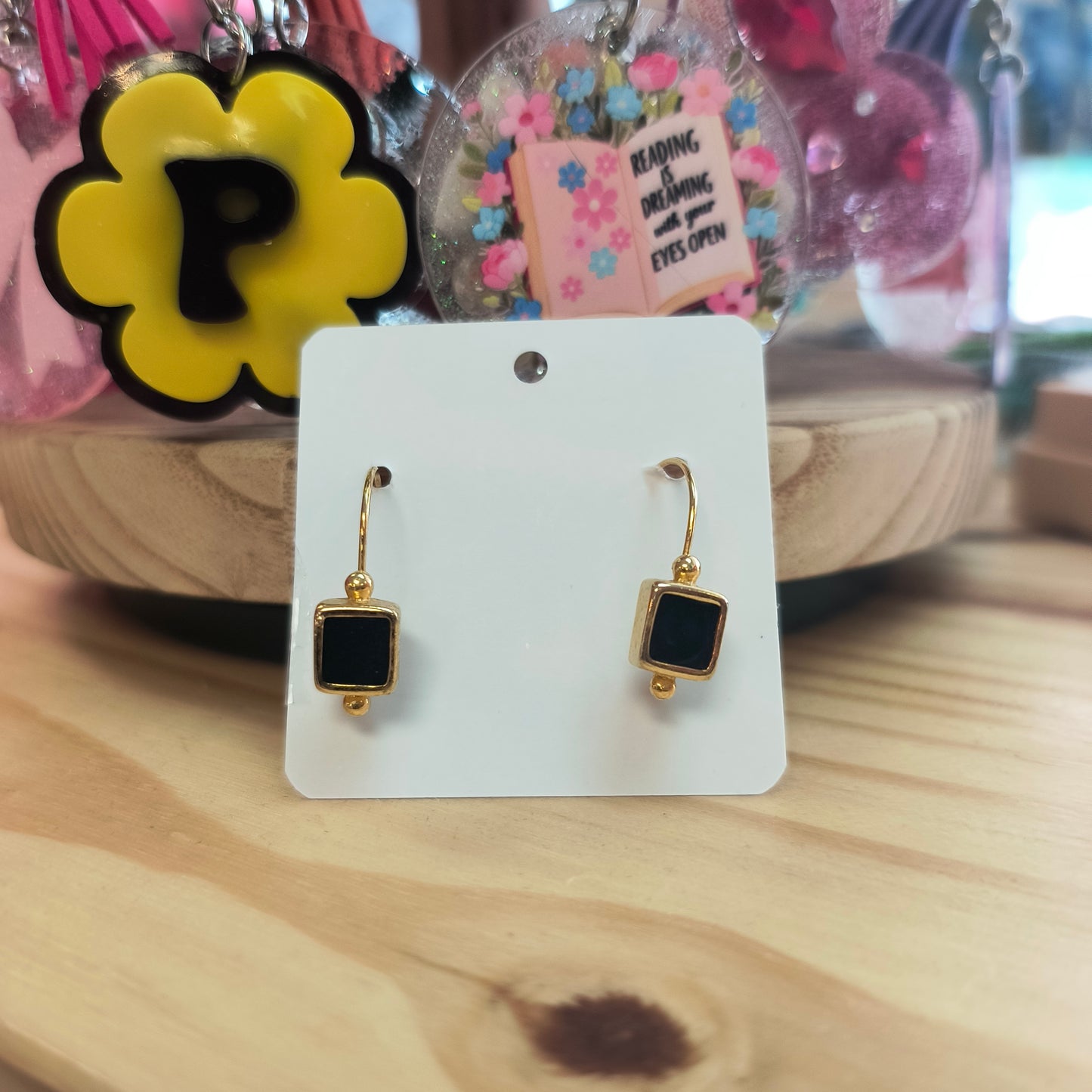 Black earrings 7/30/26