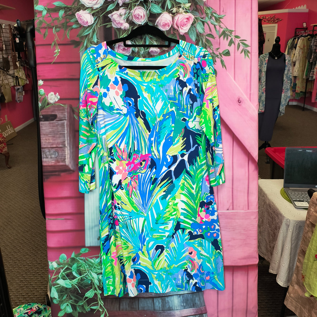 D)Lilly Pulitzer Sophie Dress M 10/3/26