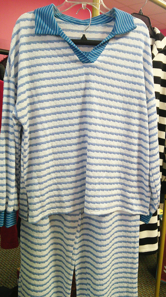 (D) Blue Striped Set L 10/8/26