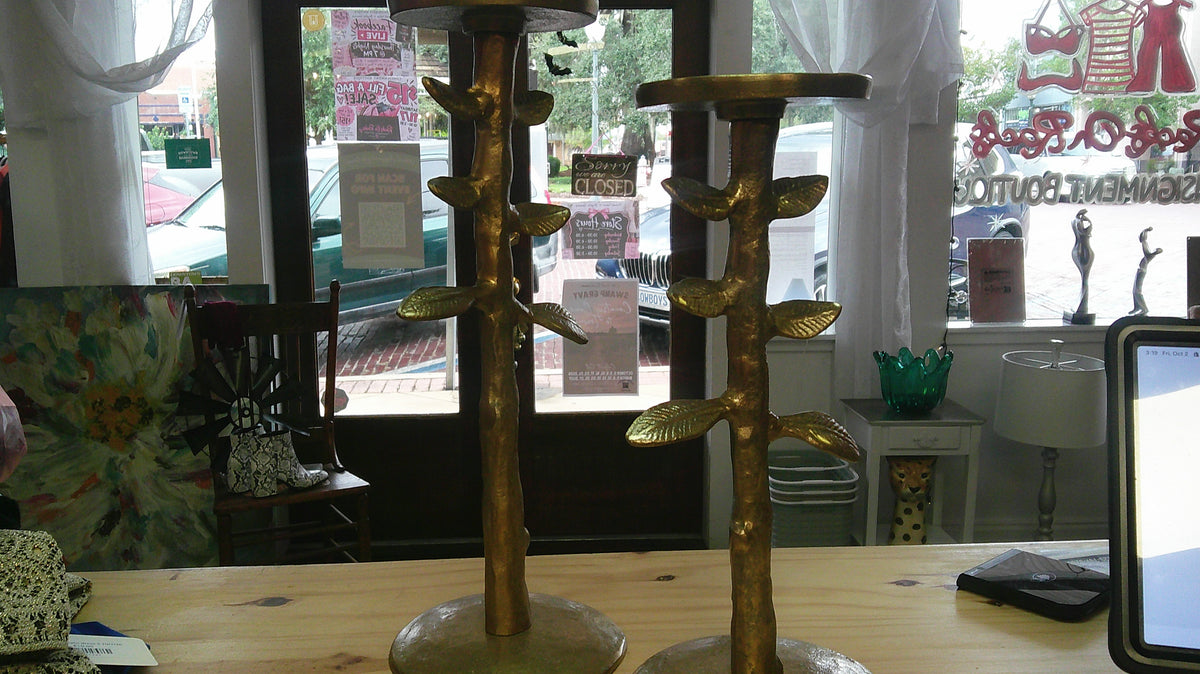 (D) Leaf Candle Stands 10/2/26