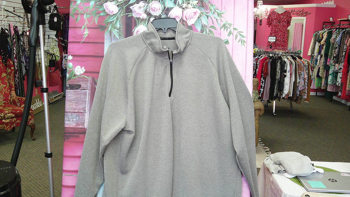 (D) Zelos Mens Gray Pullover XXLT 10/17/26