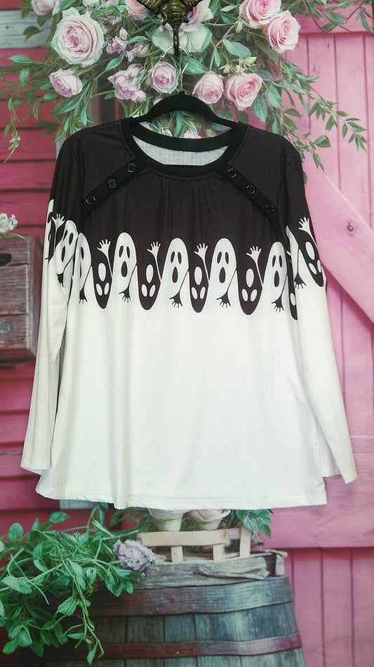 (D) Ghost Black L shirt 10/08/26