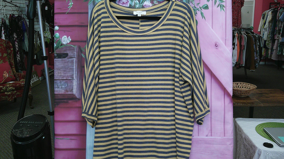 (P) Umgee Striped Tunic XL 10/24/26