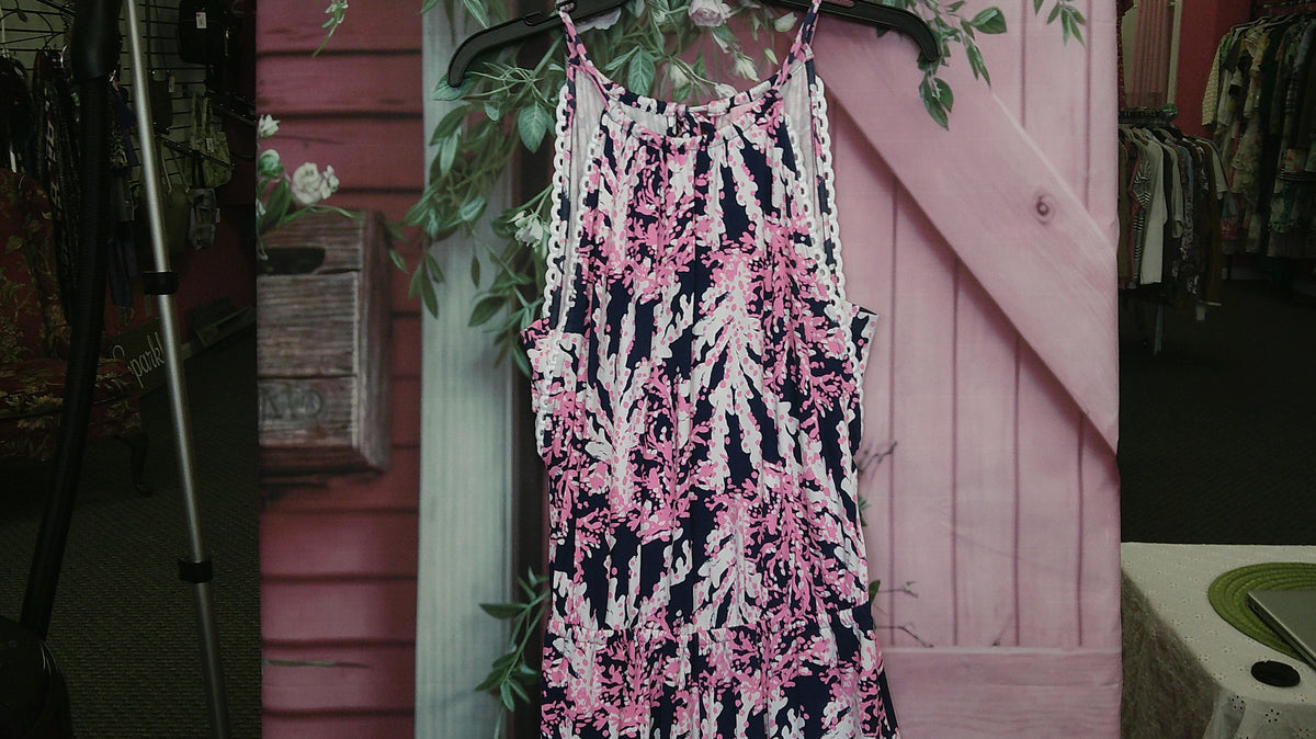 (P) Lilly Pulitzer XS Gianni Romper 10/15/26