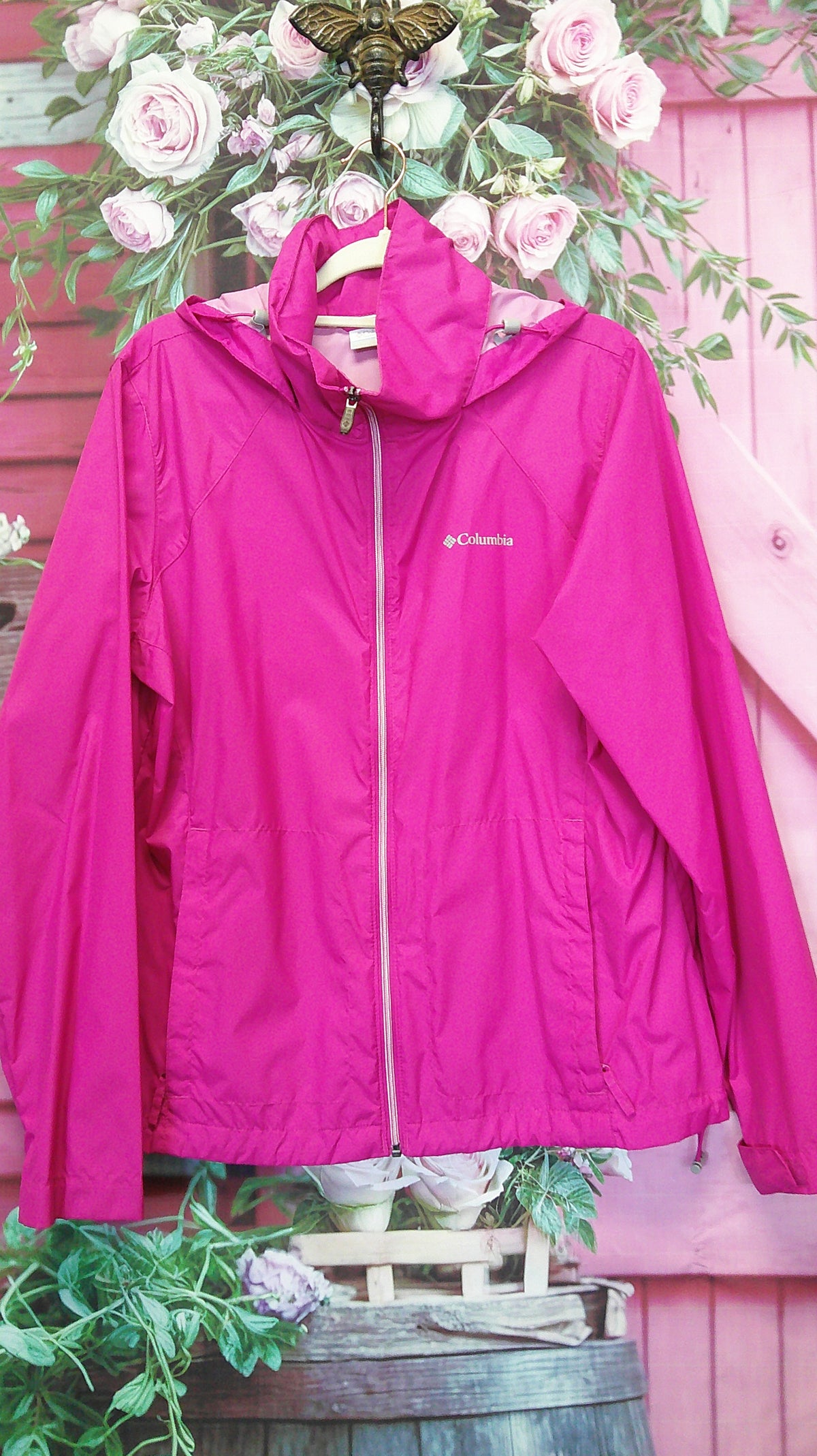 (D) Columbia Pink Jacket  XL 9/9/26