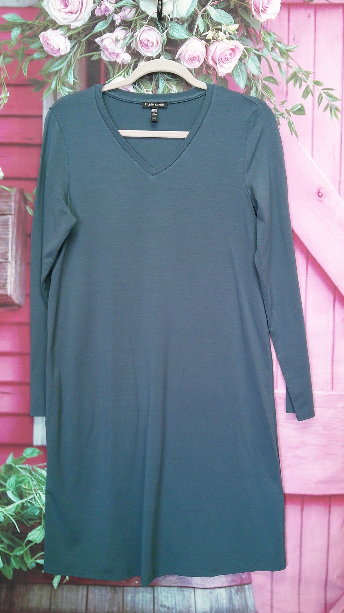 (P) Eileen Fisher Blue XS dress 10/8/26