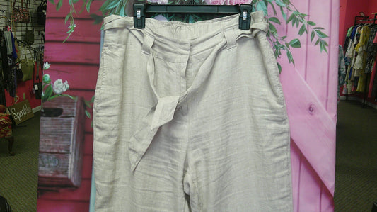 (D) Chico Tan Casual Pants L 10/2/26