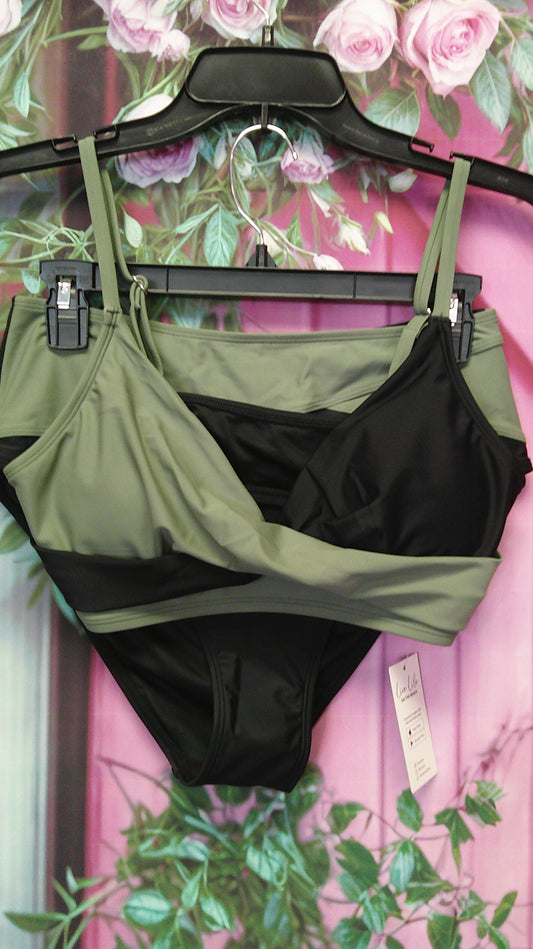 (D) Cupshe 2 Piece Swim Suit M 9/11/26