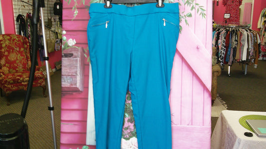 (D) Jewels & Leopold Teal Pant XL  10/14/26