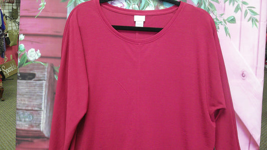 (D) Chico Cranberry Top L 10/2/26
