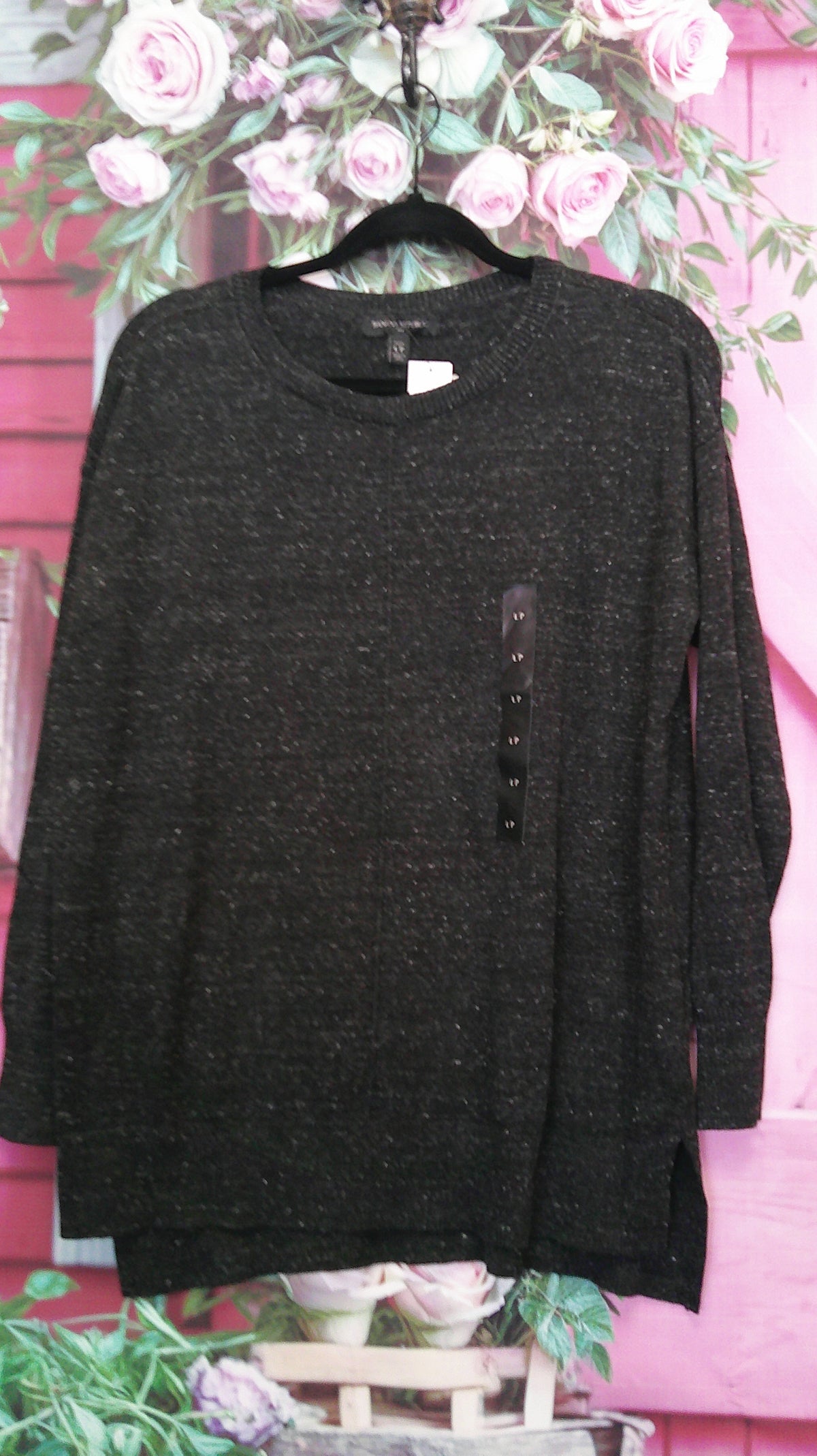 (D) NWT Banana Republic black PL sweater 10/15/26